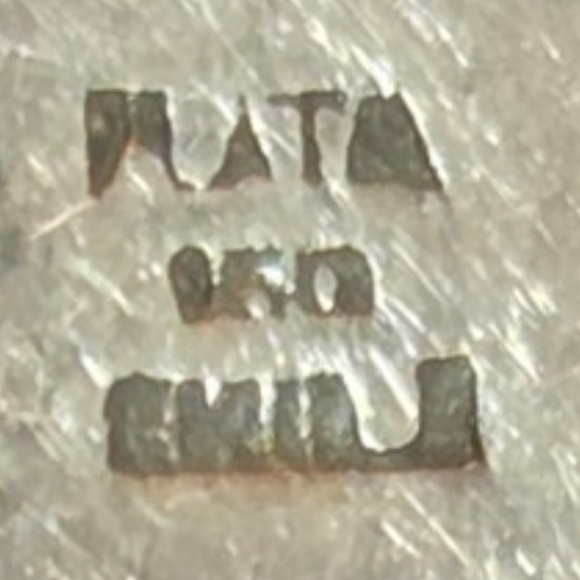 950 Mexican Sterling Silver. Lapis lazuli pendant enhancer bail. Genuine stone. - Picture 11 of 15